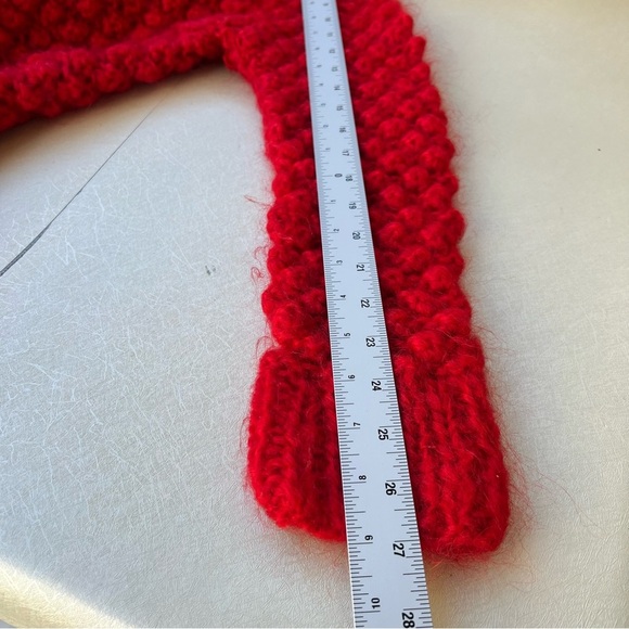 Vintage Kemar Red Garment hand-knitted Women’s Size 38 (USA XS) - Picture 6 of 7